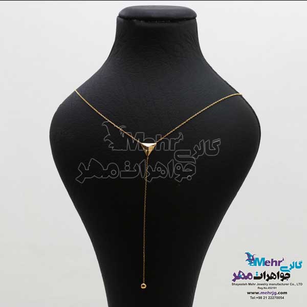 گردنبند طلا – طرح پیرامید