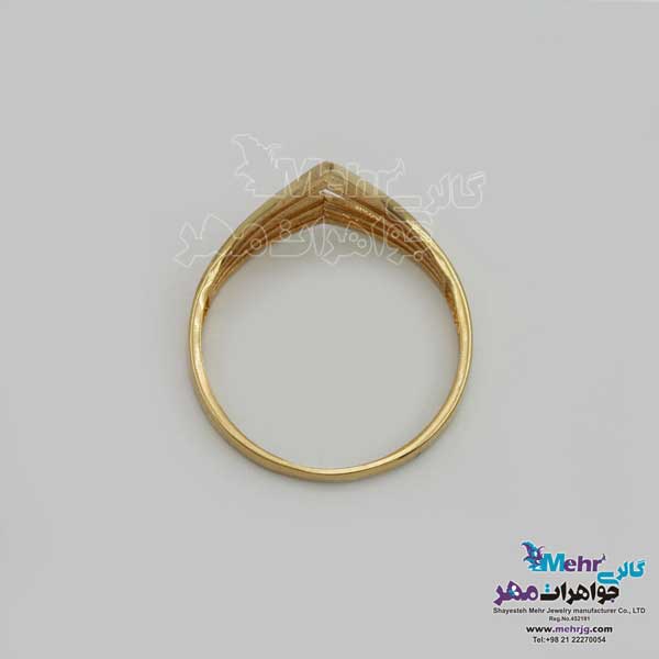 انگشتر طلا- طرح قله