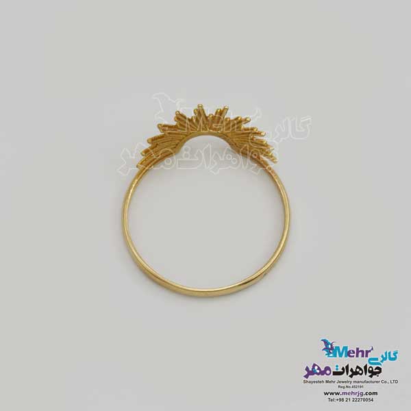 انگشتر طلا- طرح خورشید