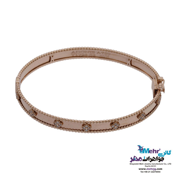 دستبند النگویی طلا - طرح ونکلیف