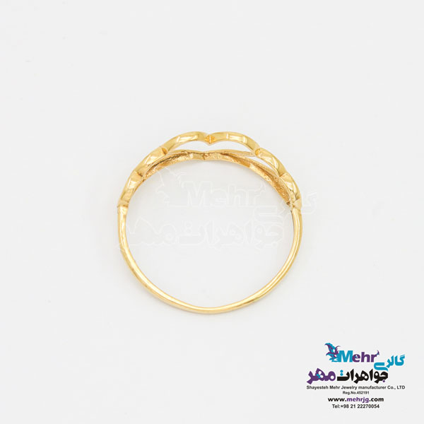 انگشتر طلا - طرح قلب