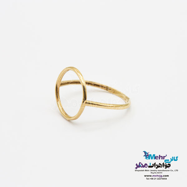 انگشتر طلا - طرح دایره