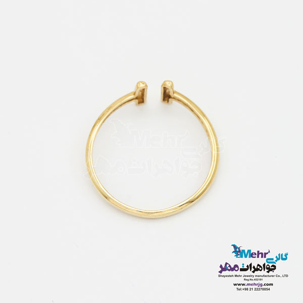 انگشتر طلا - طرح تیفانی