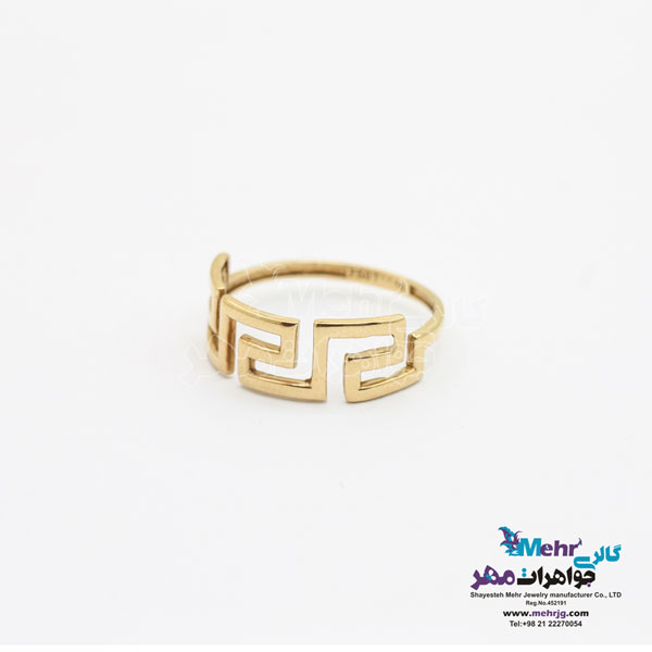 انگشتر طلا - طرح ضربان