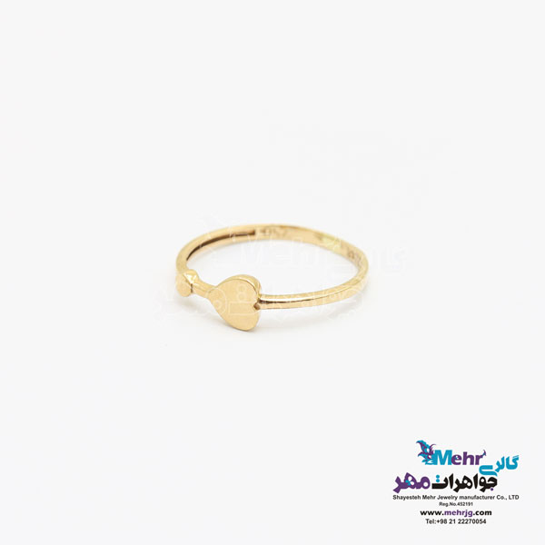 انگشتر طلا - طرح قلب