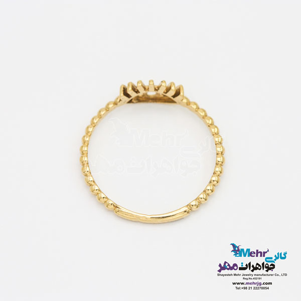 انگشتر طلا - طرح چشم