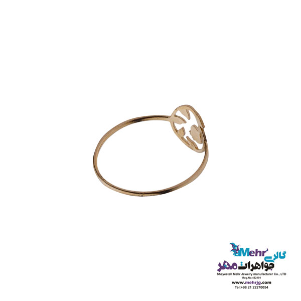 انگشتر طلا - طرح انار