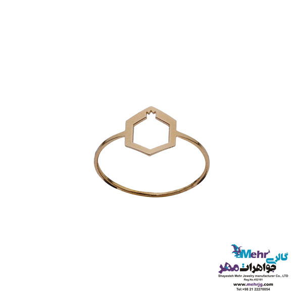 انگشتر طلا - طرح انار