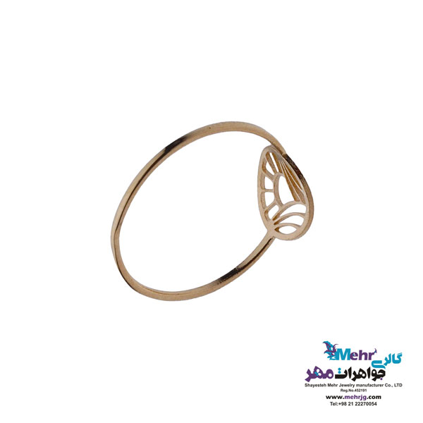 انگشتر طلا - طرح طلوع خورشید