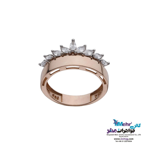 انگشتر طلا -  طرح تاج