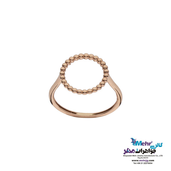 انگشتر طلا - طرح دایره