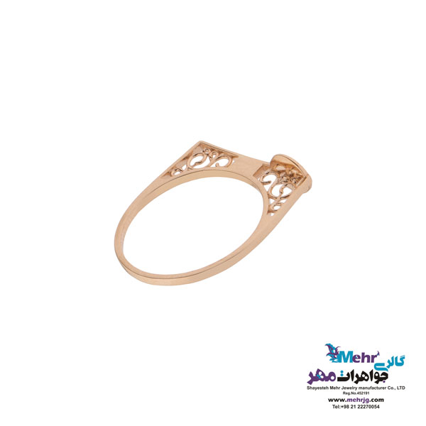 انگشتر طلا - طرح دایره