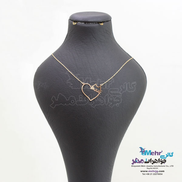 گردنبند طلا - طرح گربه