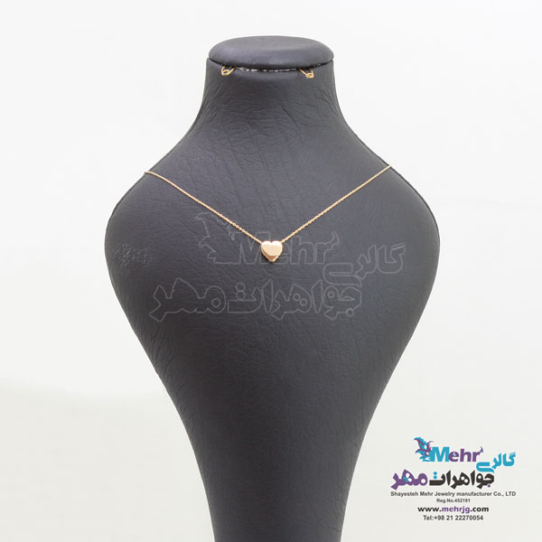 گردنبند طلا - طرح قلب