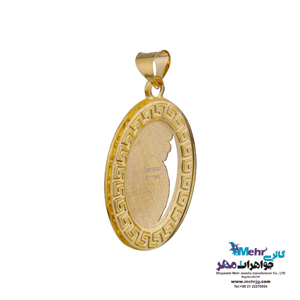 آویز طلا - طرح و ان یکاد