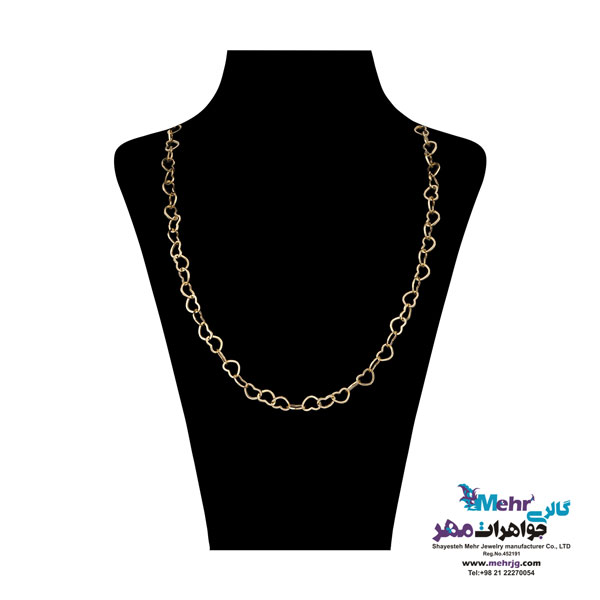 گردنبند طلا - طرح قلب