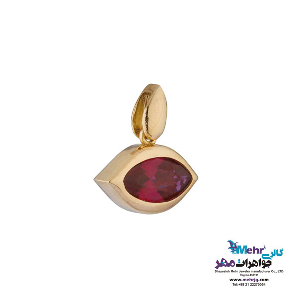 آویز طلا - طرح چشم