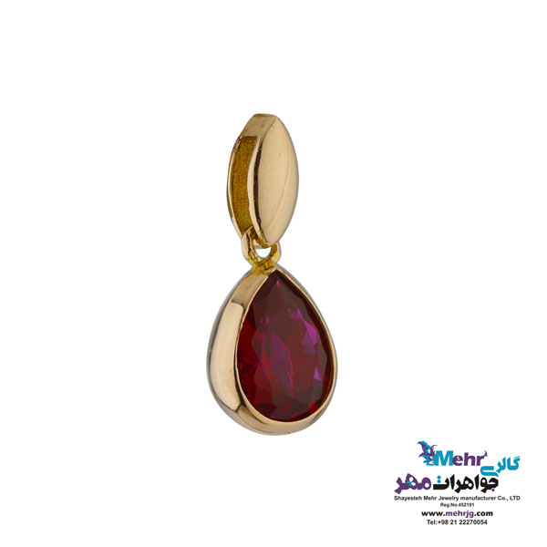 آویز طلا - طرح اشک