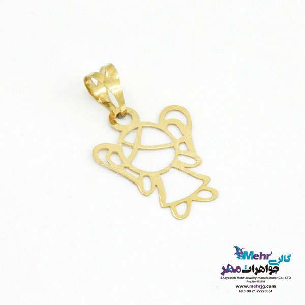 آویز طلا - طرح دختر بچه
