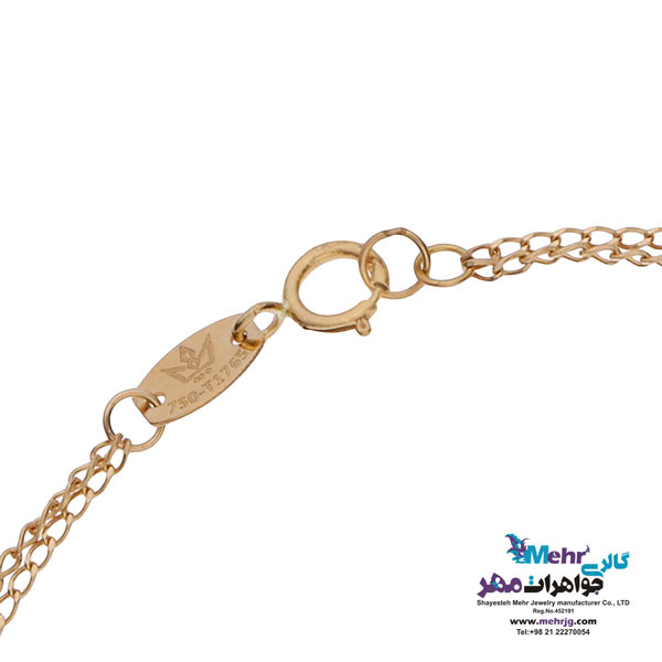 دستبند طلا - طرح قلب