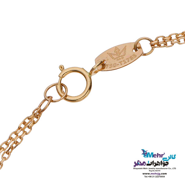 دستبند طلا - طرح قلب