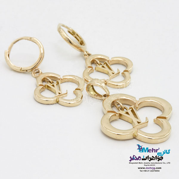 نیم ست طلا - طرح لویی ویتون
