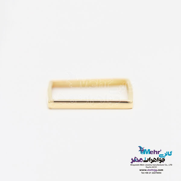 انگشتر طلا - طرح مربع