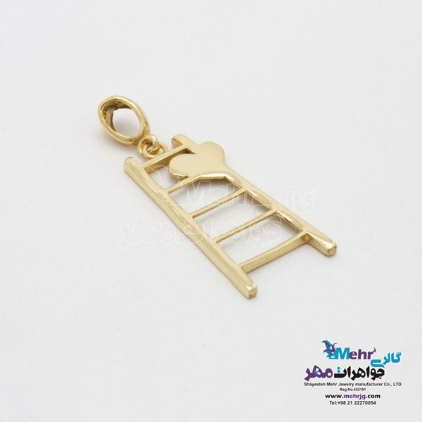آویز طلا - طرح نردبان عشق