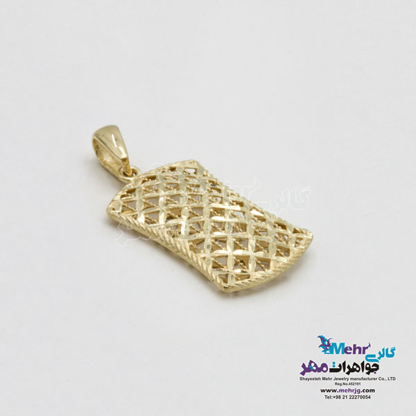 آویز طلا - طرح تراش