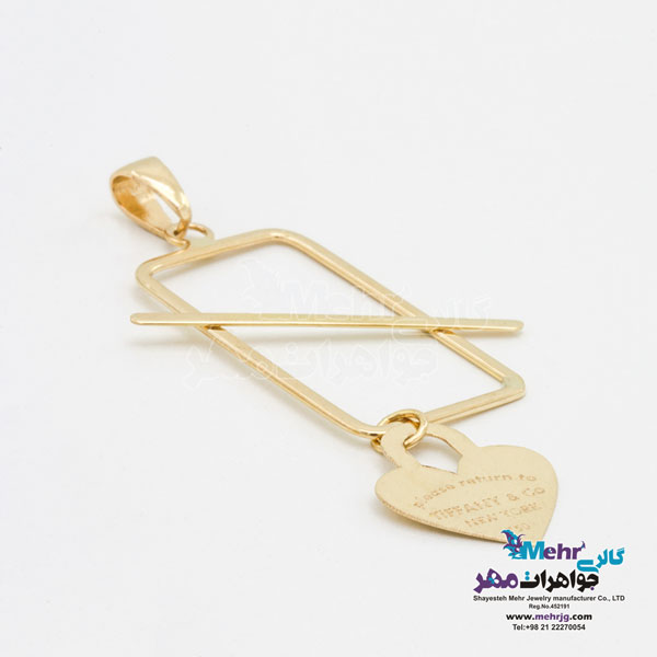 آویز طلا - طرح تیفانی