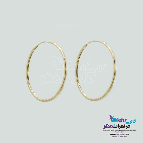 گوشواره طلا - طرح حلقه ای