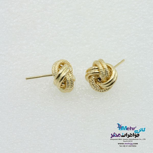 گوشواره طلا - طرح پیچی
