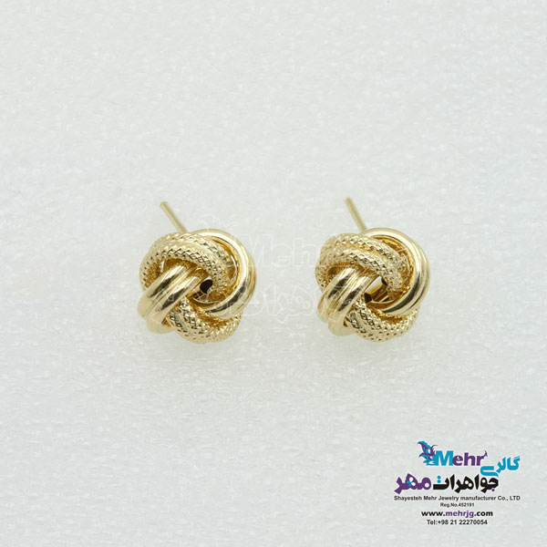 گوشواره طلا - طرح پیچی