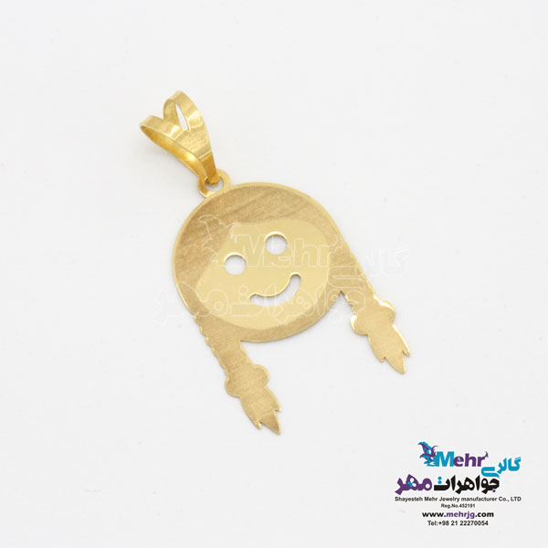 آویز طلا - طرح کودک