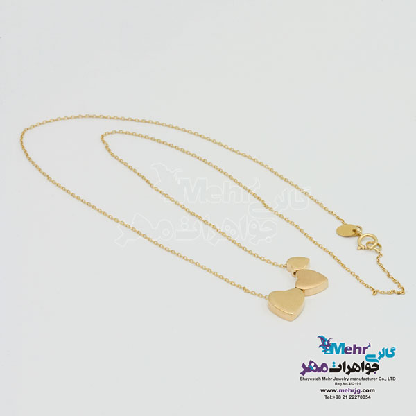 گردنبند طلا - طرح قلب