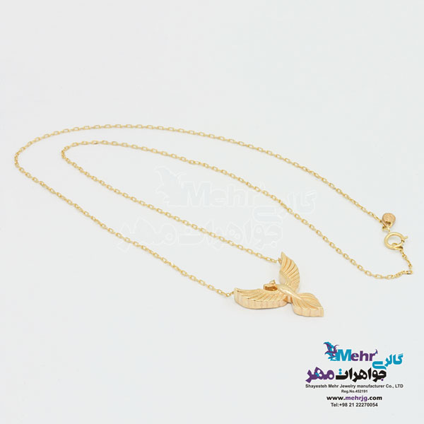 گردنبند طلا - طرح سیمرغ