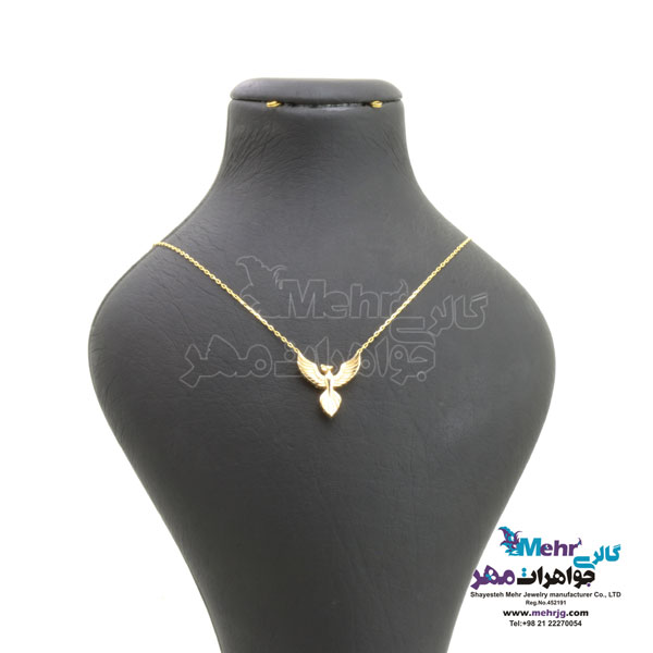 گردنبند طلا - طرح سیمرغ