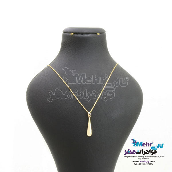 گردنبند طلا - طرح اشک