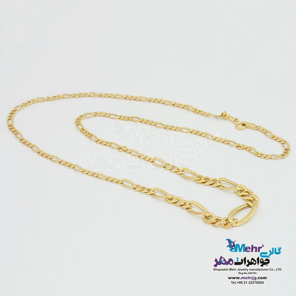 گردنبند طلا - طرح فیگارو کنیک