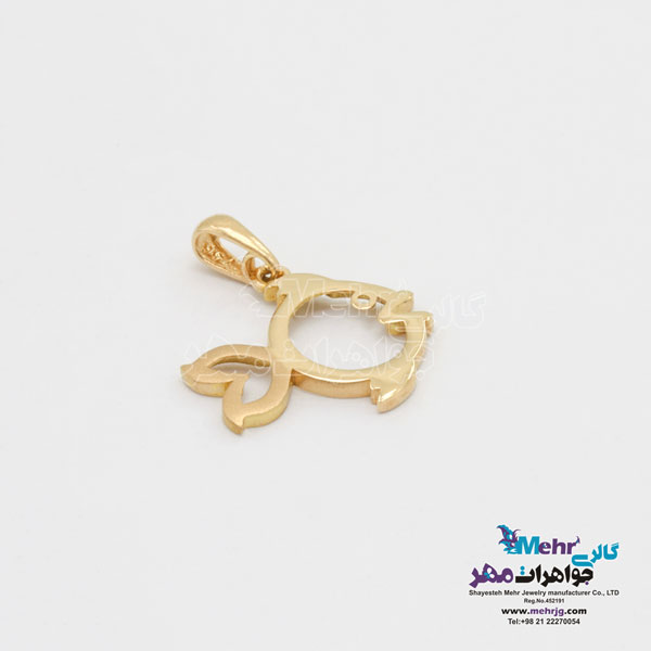 آویز طلا - طرح ماهی