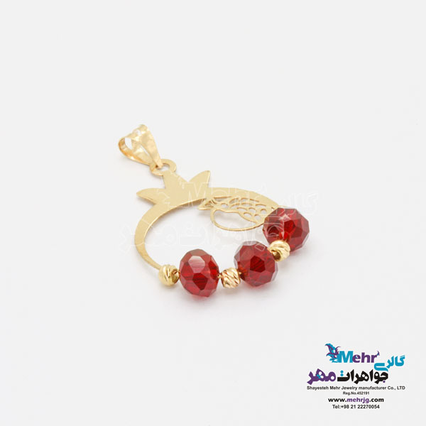 آویز طلا - طرح انار