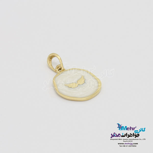 آویز طلا - طرح سیبیل