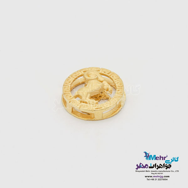 آویز طلا - طرح ماه تولد فروردین