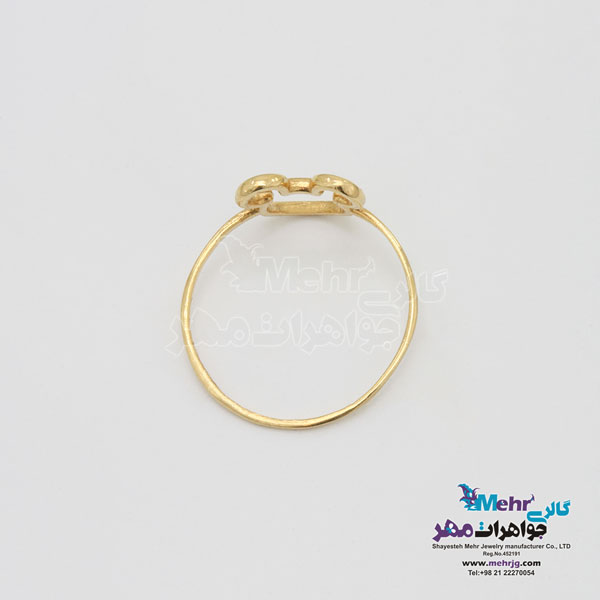انگشتر طلا - طرح میکی موس