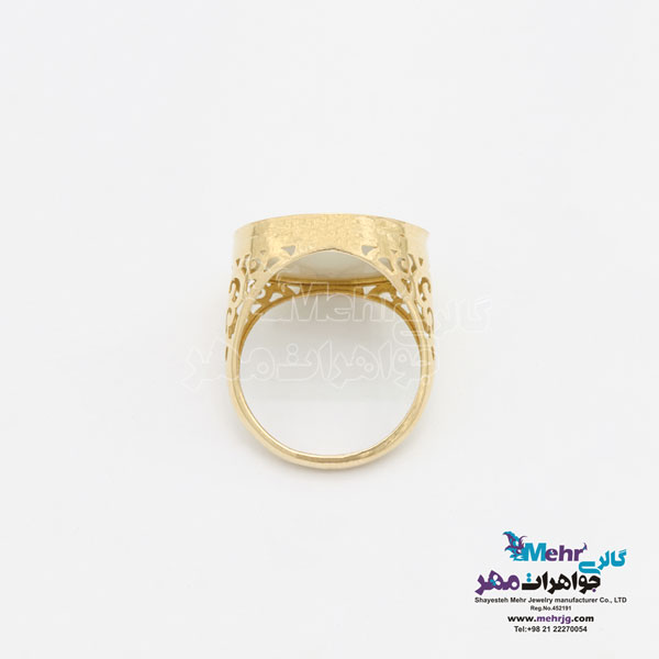 انگشتر طلا - طرح عشق
