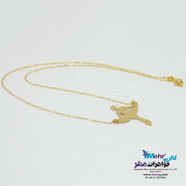 گردنبند طلا - طرح بالرین