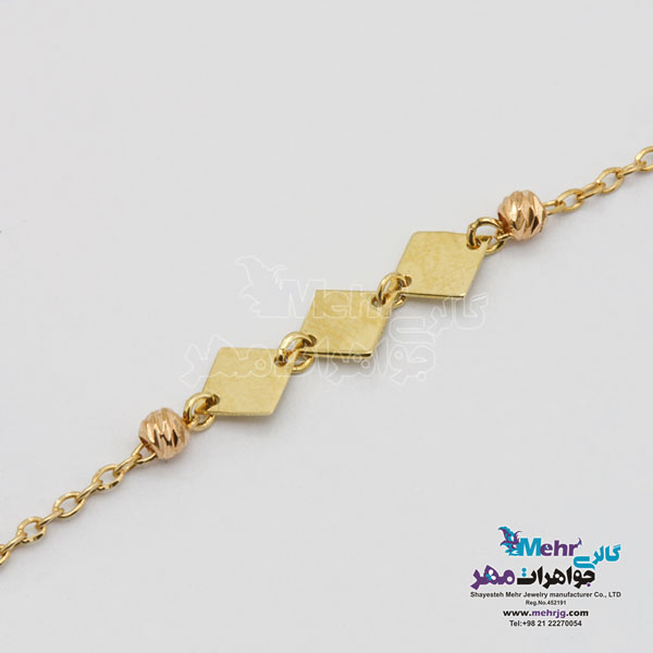 نیم ست طلا - طرح گوی تراش