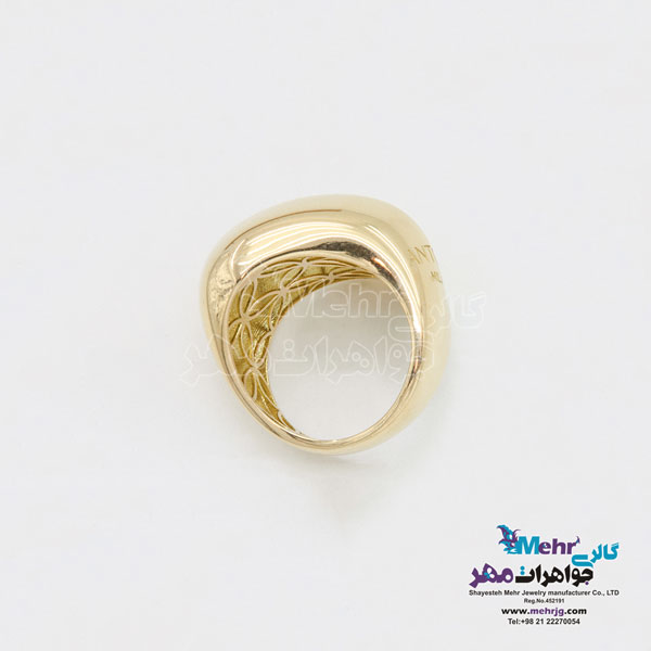 انگشتر طلا - طرح دامله