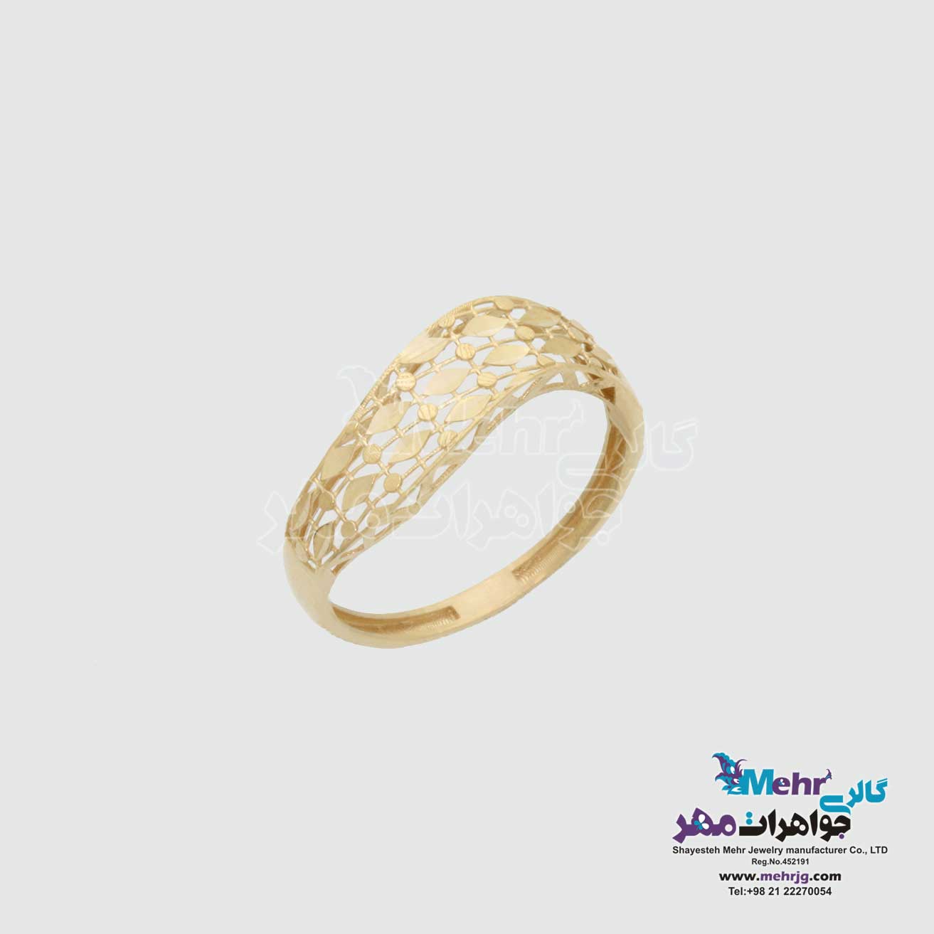 انگشتر طلا - طرح توری