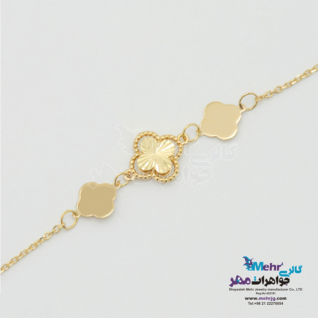 دستبند طلا - طرح ونکلیف
